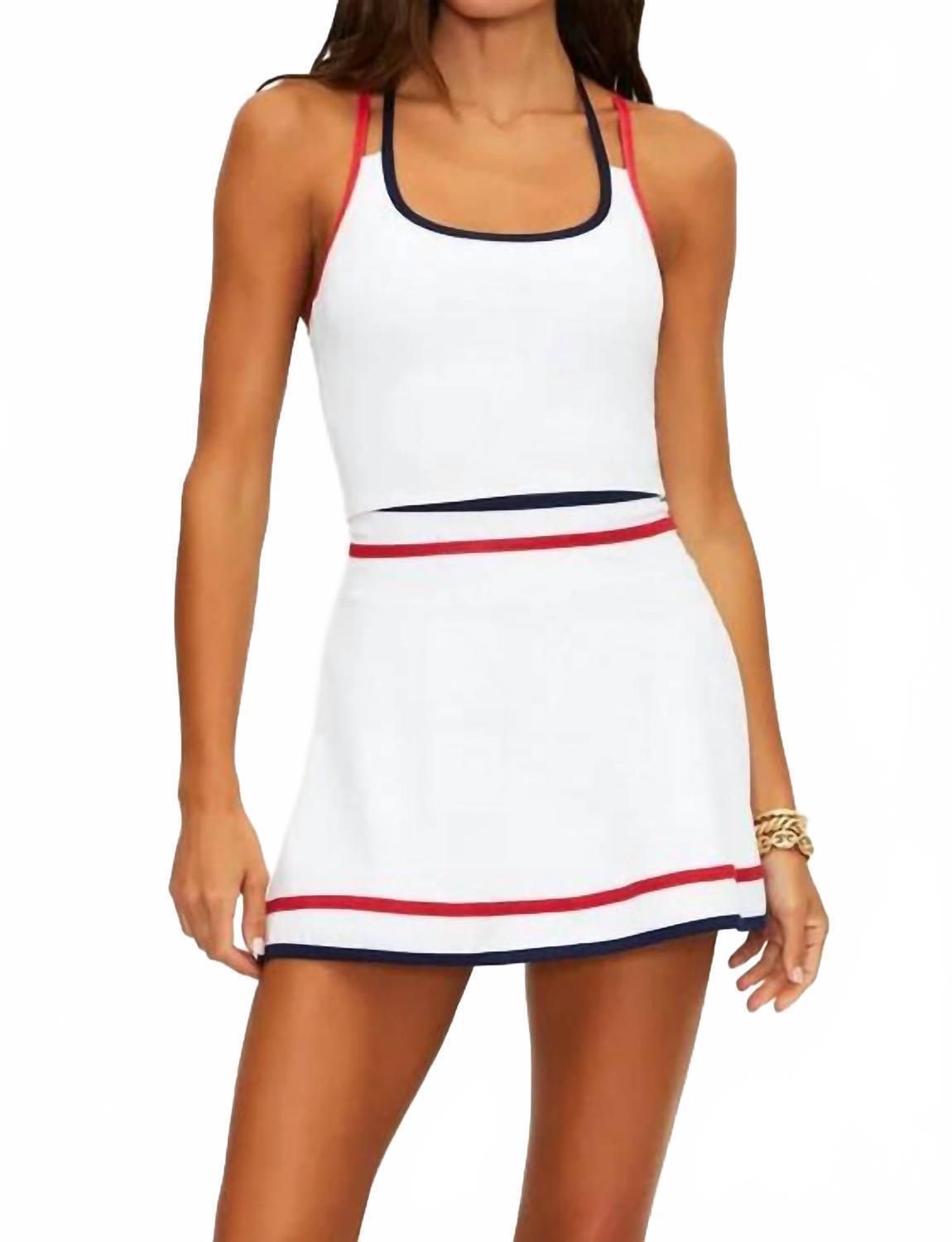 New Beach Riot Oslo Scoop Neck Top In White